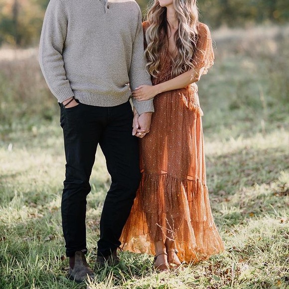 ✨SOLD✨ DÔEN antoinette silk dress warm autumnal tamarillo paisley S - Picture 8 of 16